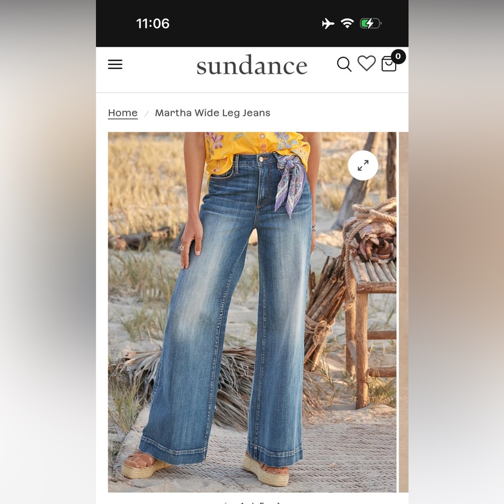 Sundance Driftwood Flare Jeans with Classic Style